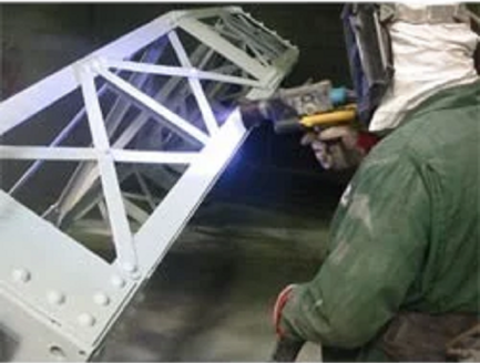 پوشش گالوانیزه در محل ، پوشش زینک در محل Galvanize coating on site